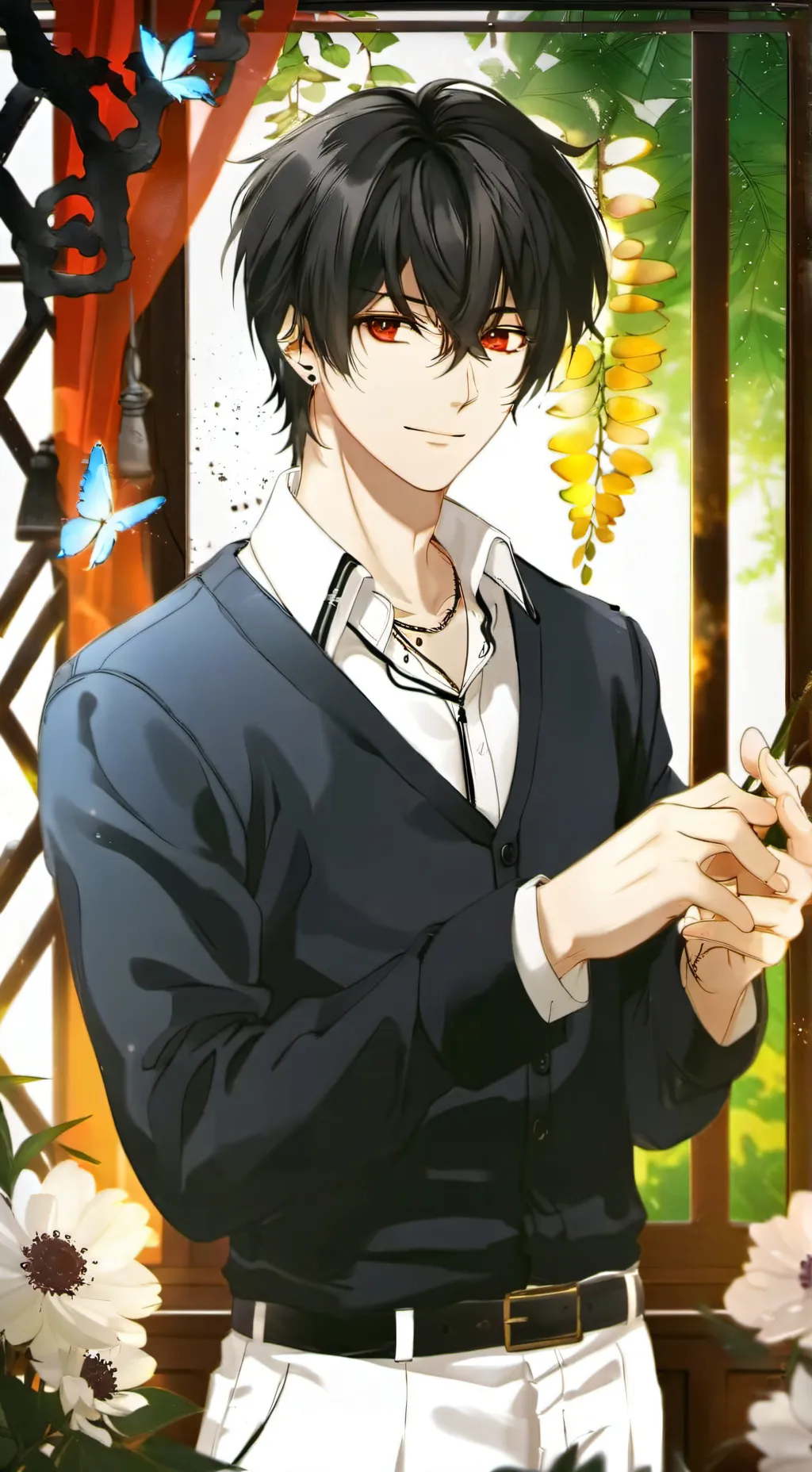 ai character: Саня background