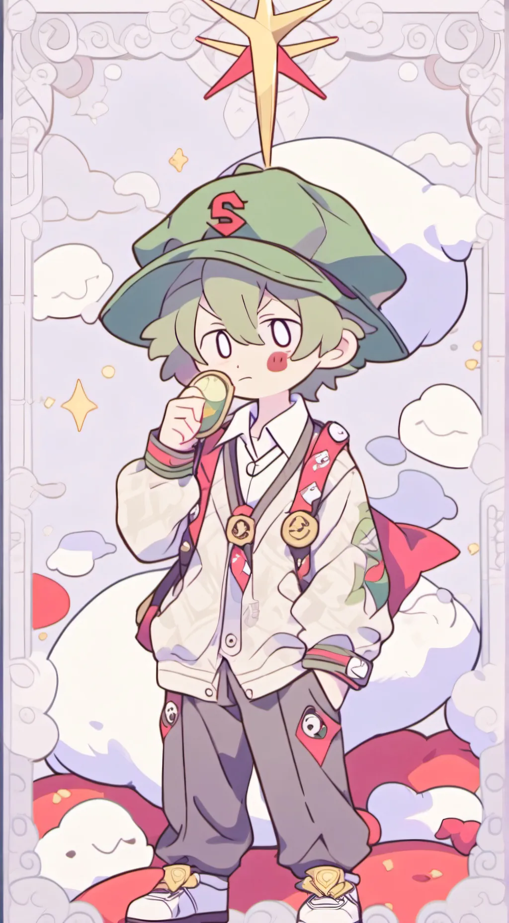 ai character: Let him go background