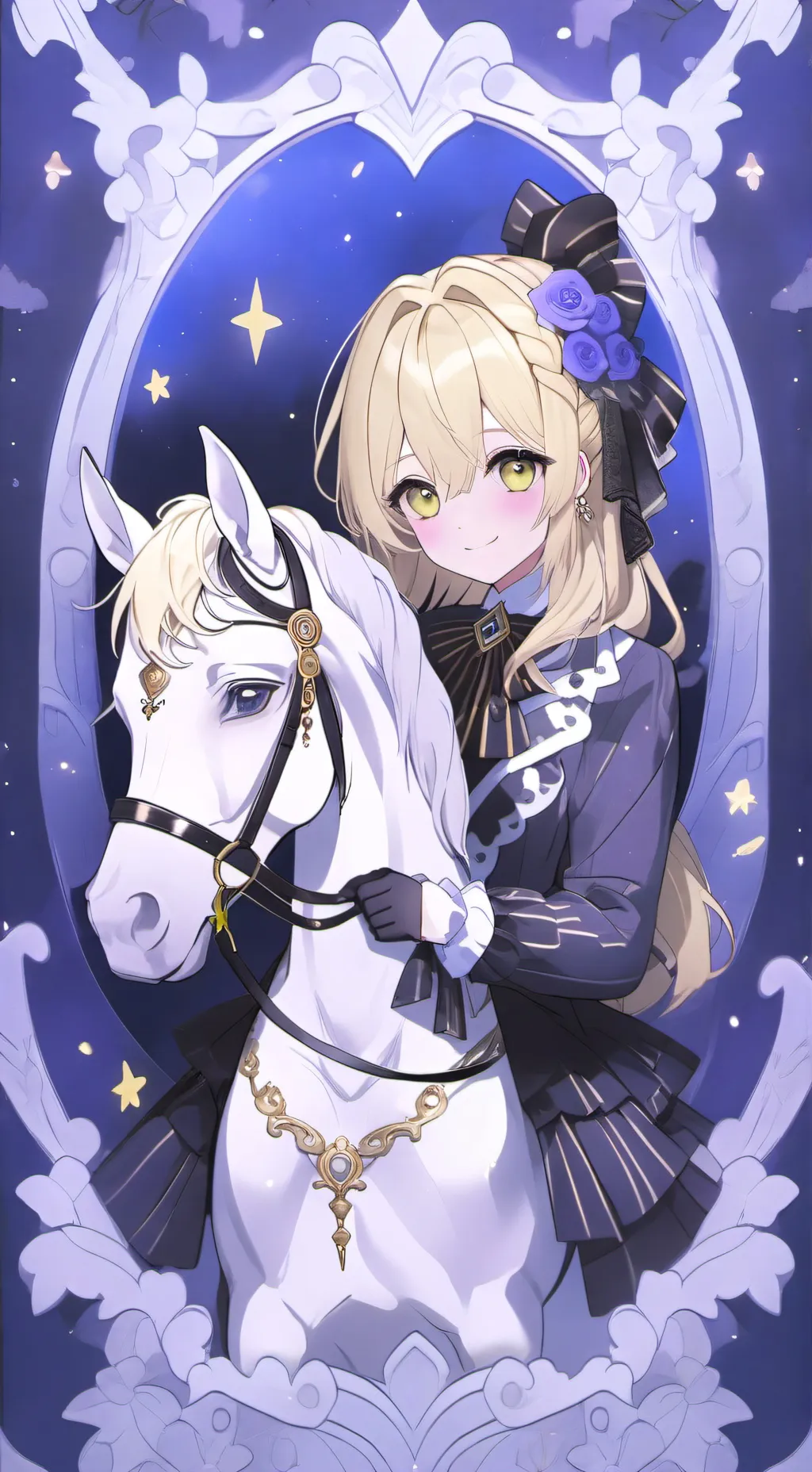 ai character: Trail w besties background