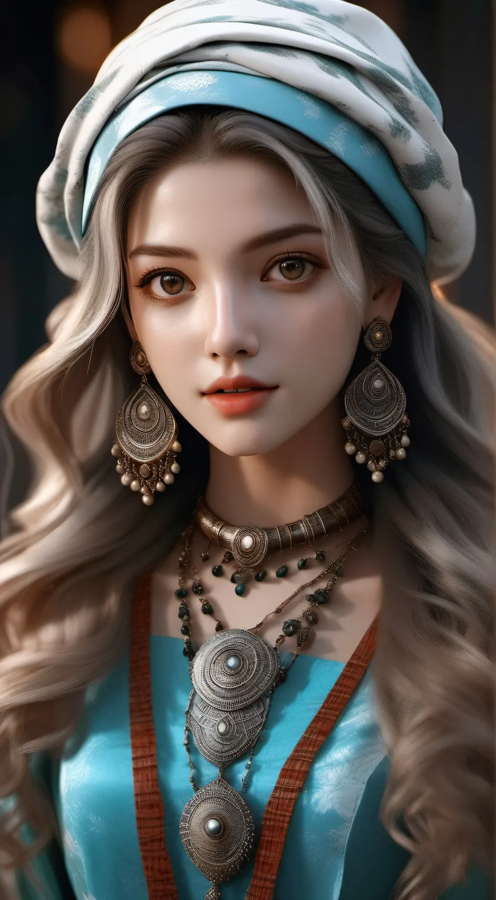 ai character: model  background
