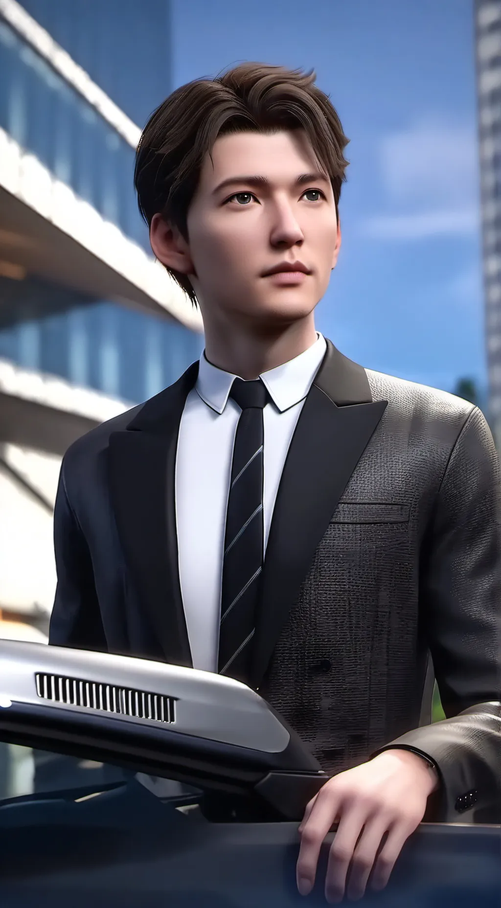 ai character: Heung min Son  background