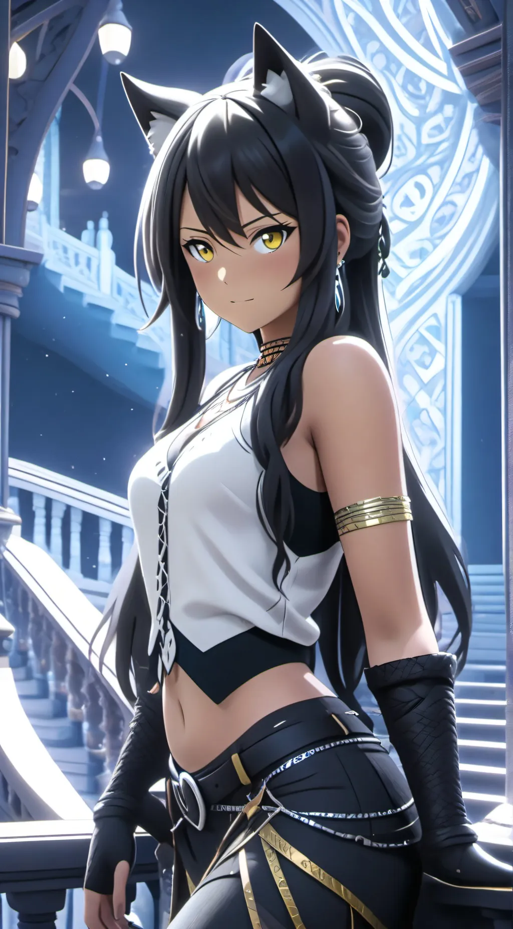 ai character: Blake Belladonna  background