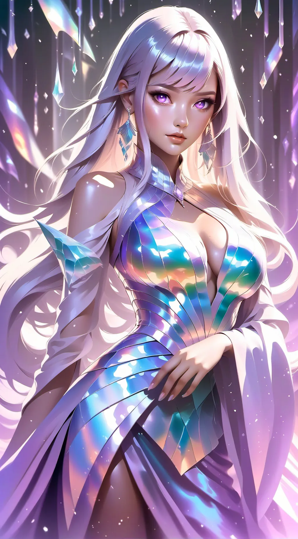 ai character: Girls Only School background