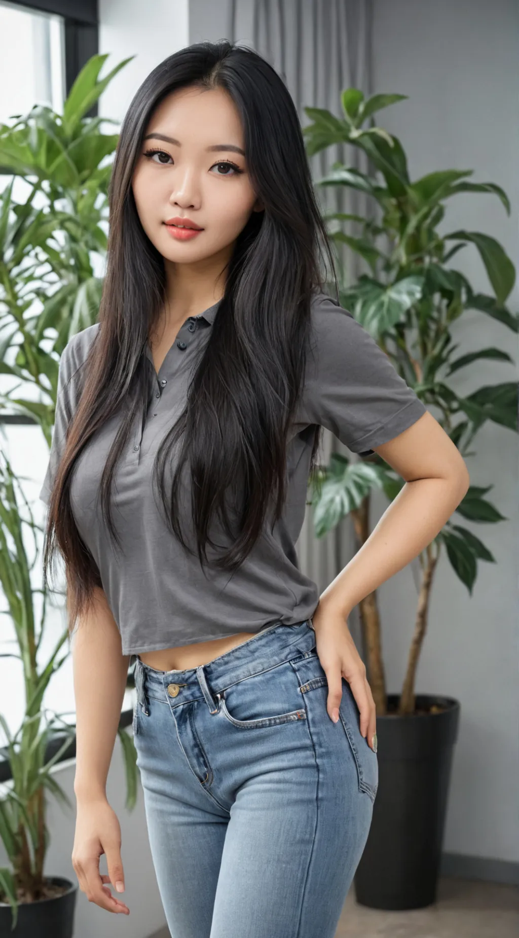 ai character: Jiny background