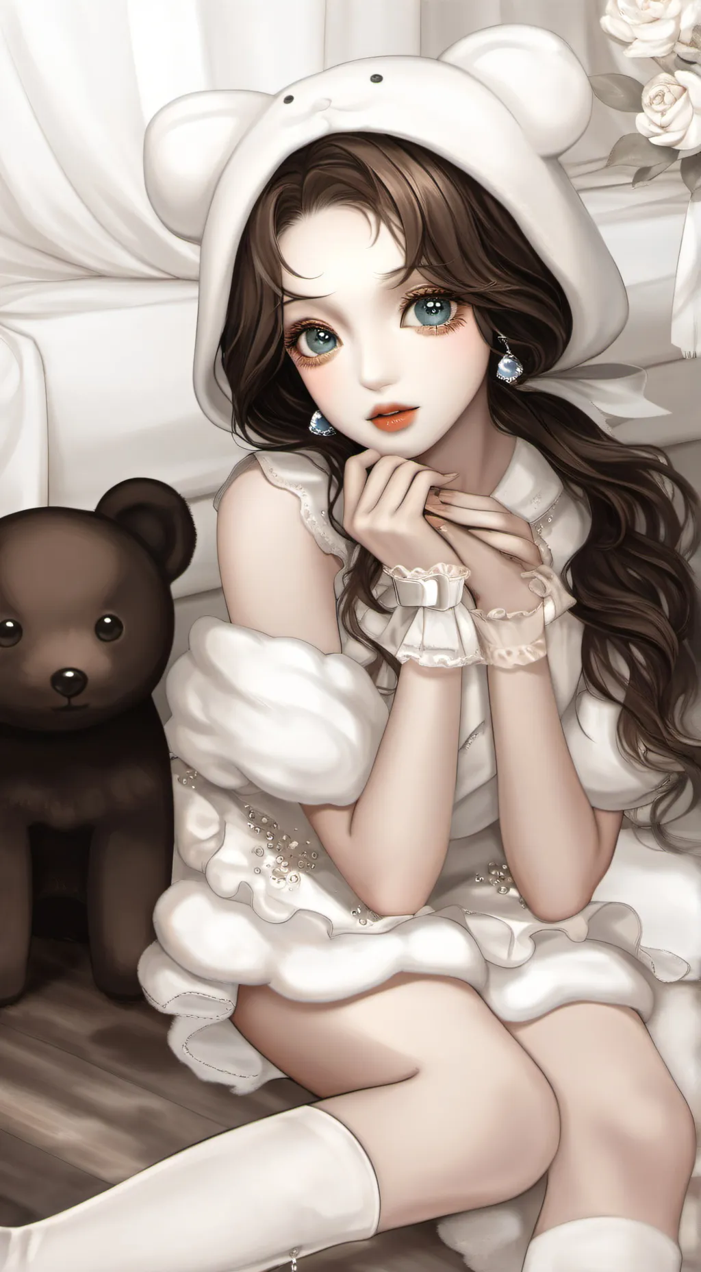 ai character: Luna background