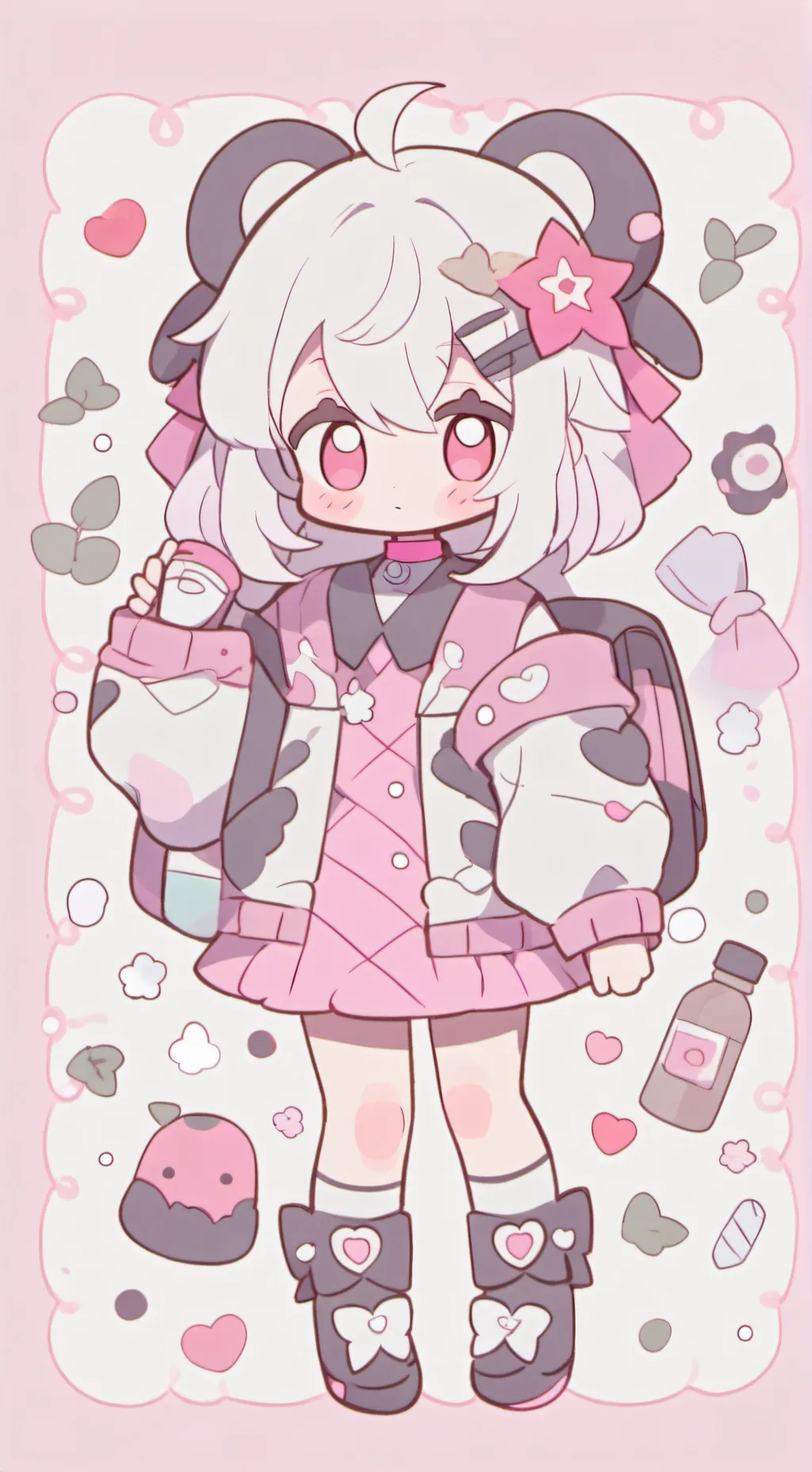ai character: ☆~Ella~☆ background