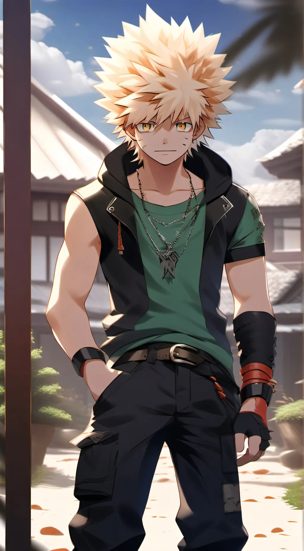 ai character: bakugo background