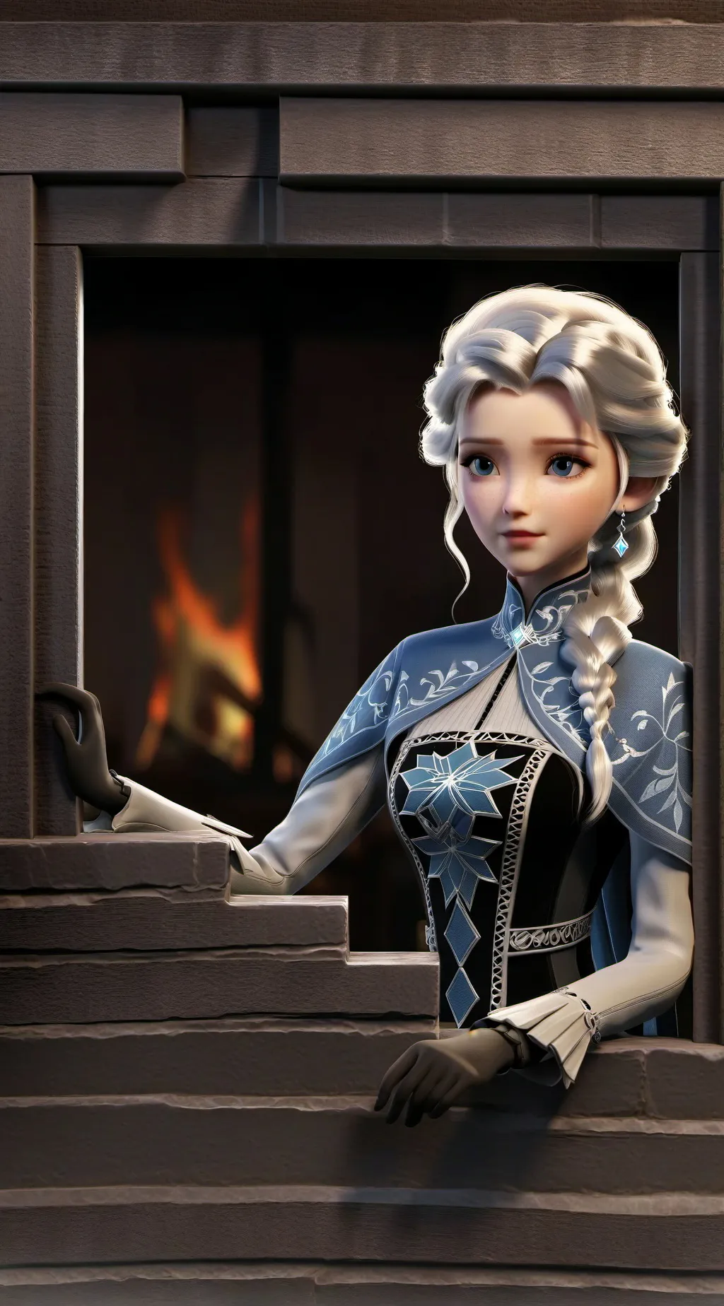 ai character: Frozen background
