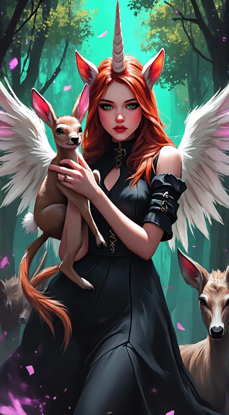 ai character: sunny background