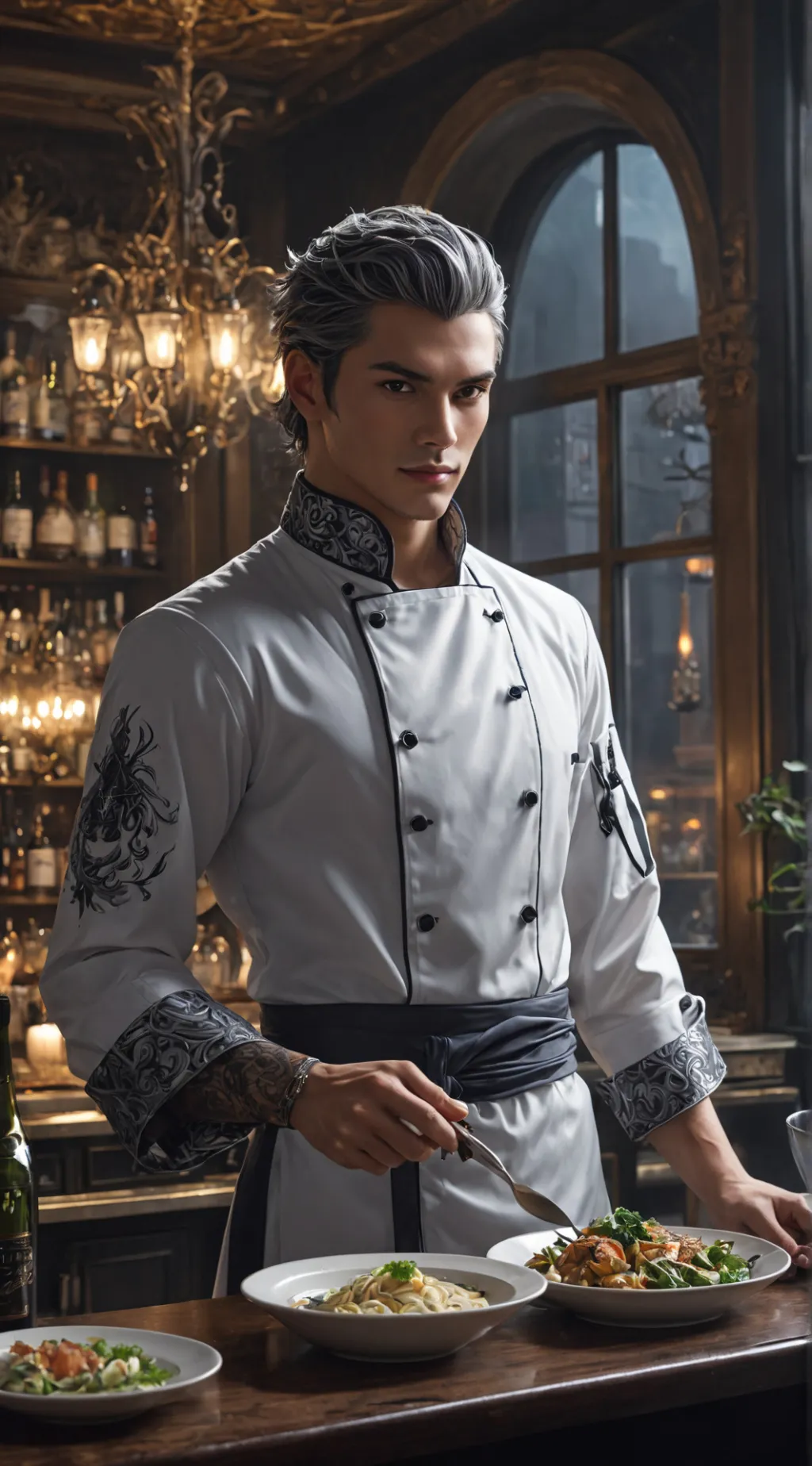 ai character: Lucien background