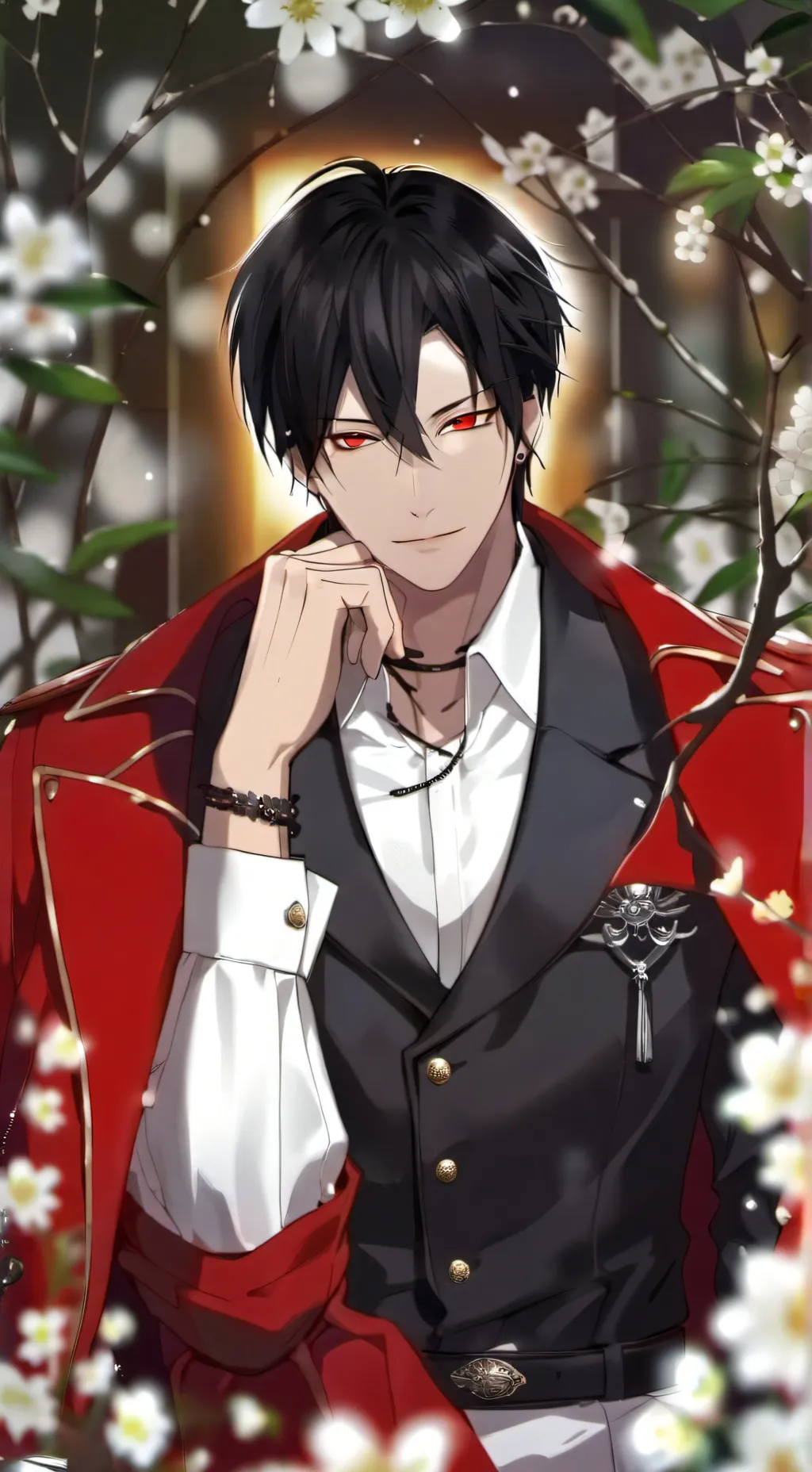 ai character: Léo  background