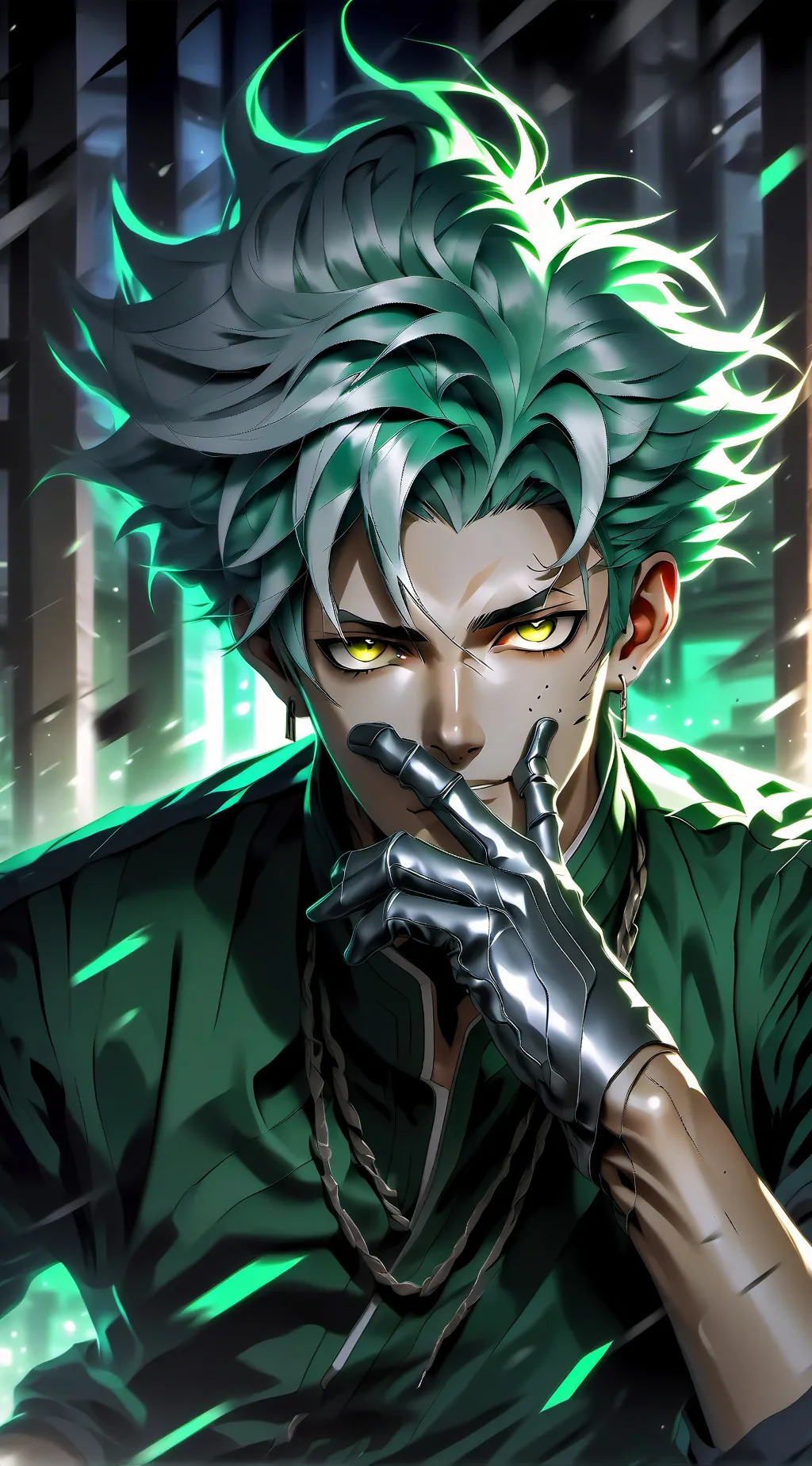 ai character: Miguel  background