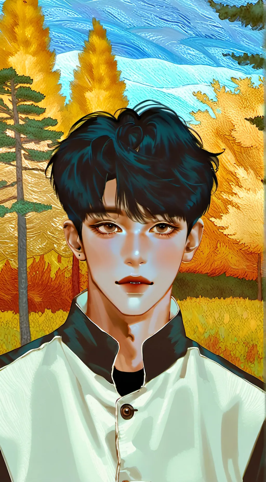ai character: Tyler👁️👄👁️ background