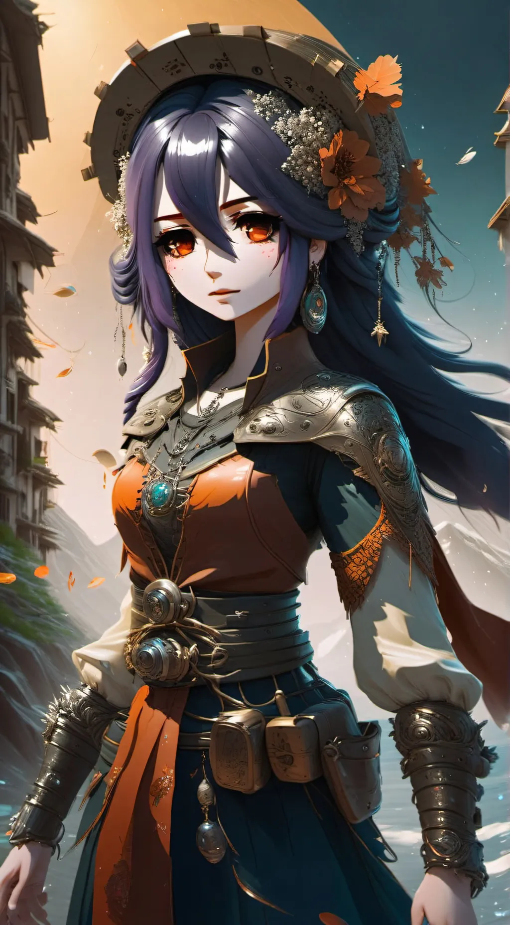 ai character: Кароліна  background