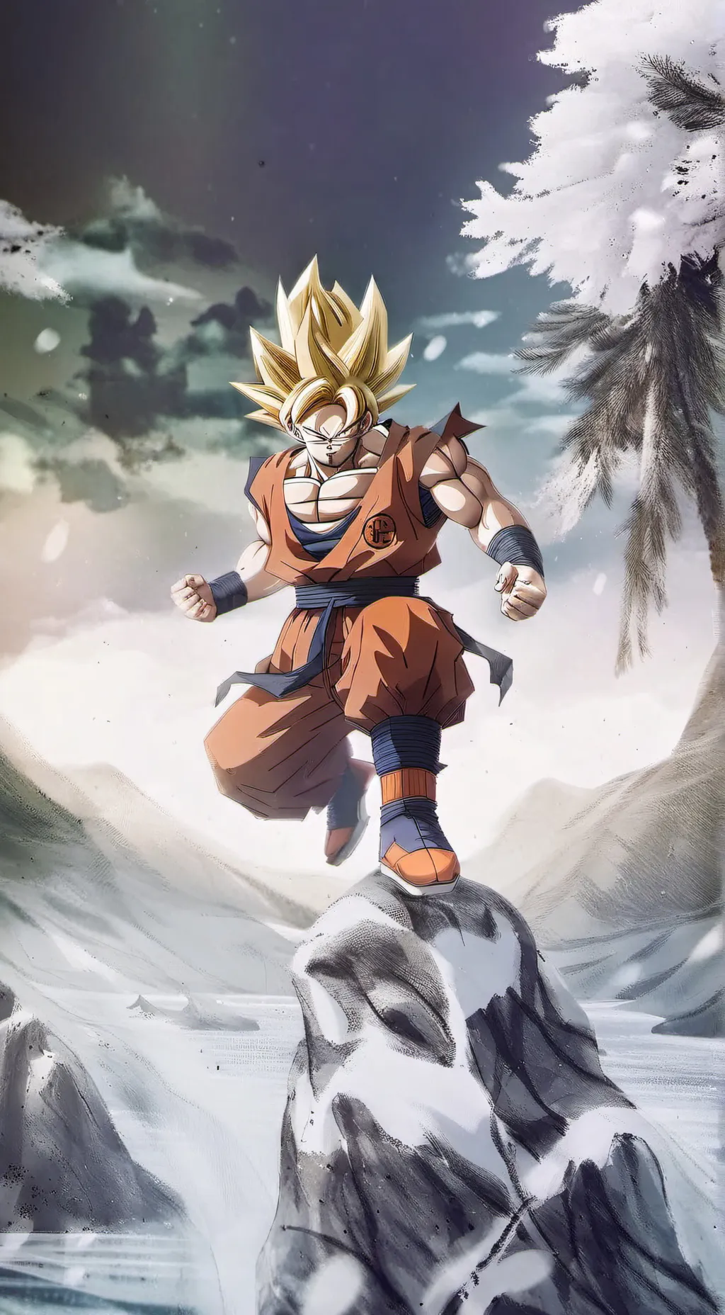 ai character: goku background