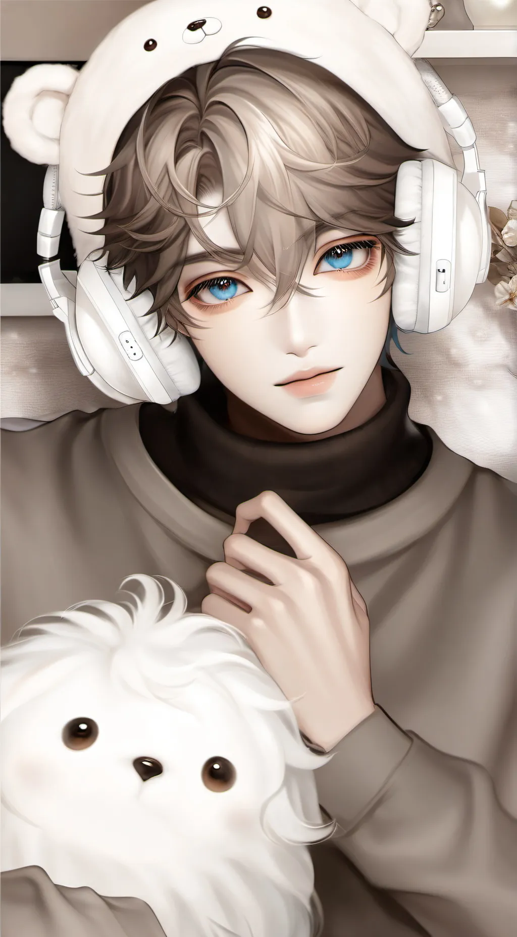 ai character: ❃.✮:▹ Eathan ◃:✮.❃ background