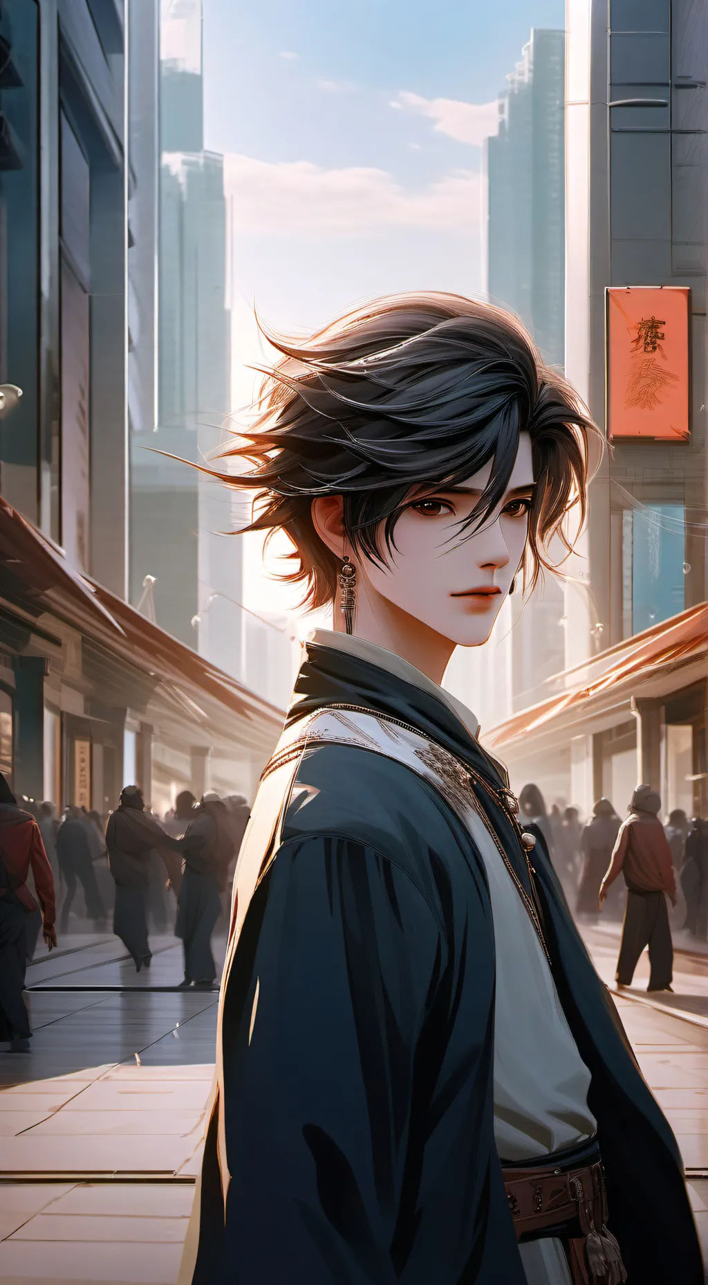 ai character: Levi background