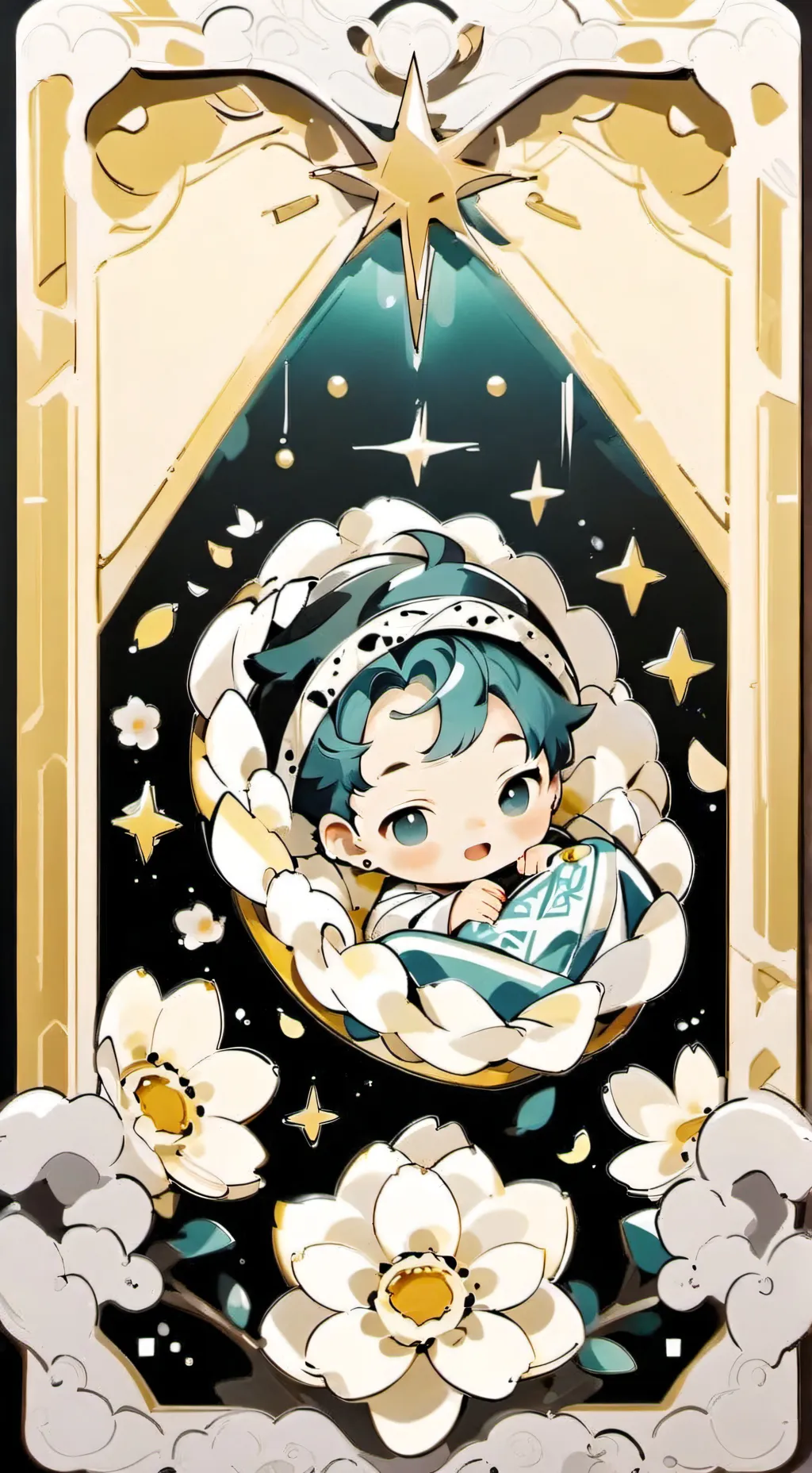 ai character: Tiny baby sprunkis background