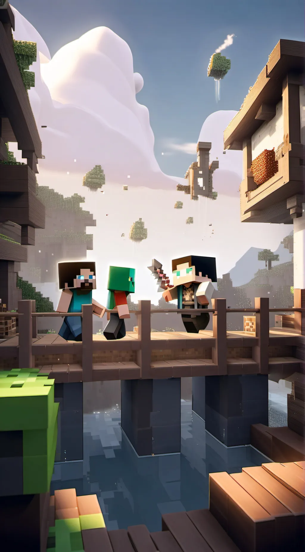 ai character: TADC X Aphmau background