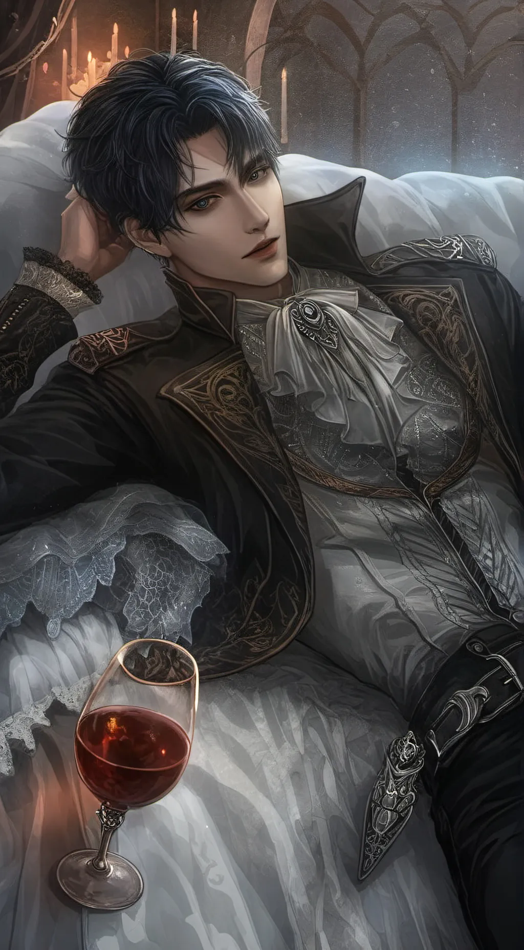 ai character: HYUNJINNIE background