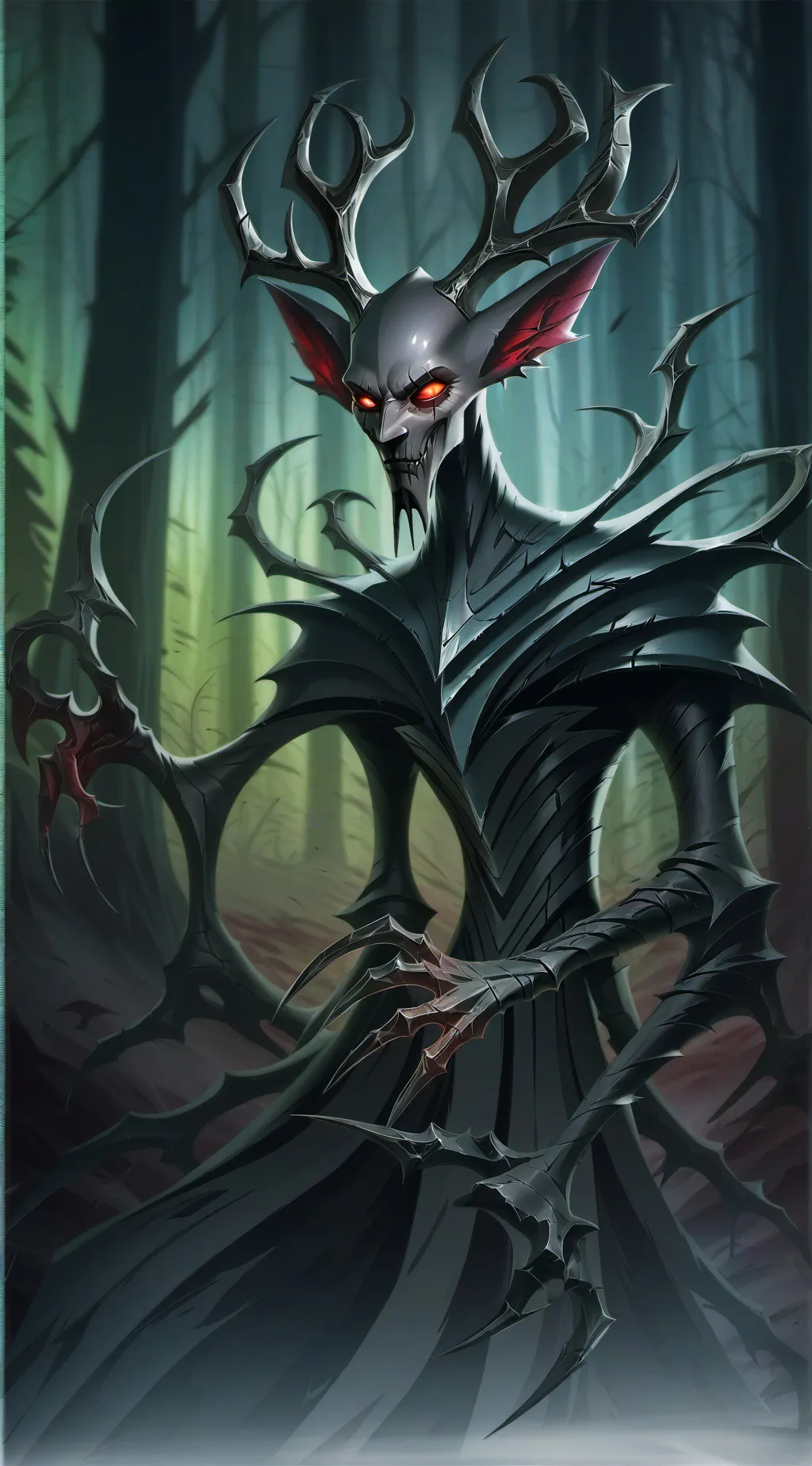 ai character: The Shit In Night background