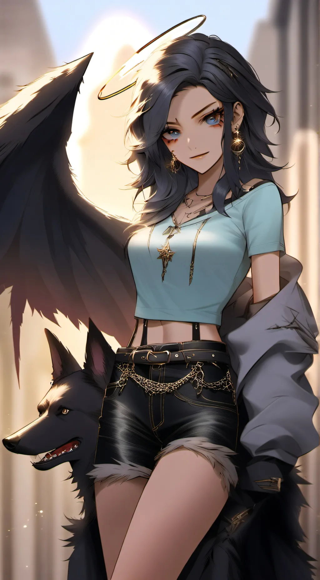 ai character: scarlet kibutsuji background