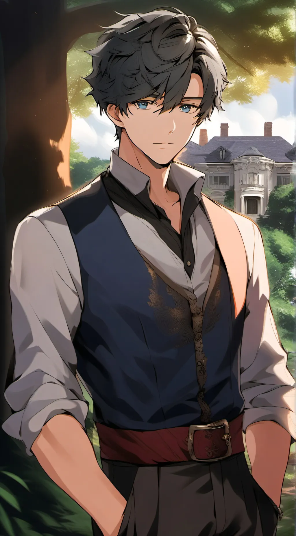 ai character: Carter background