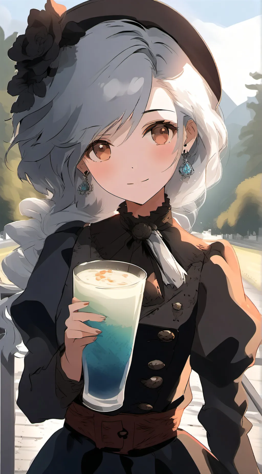 ai character: Lily  background