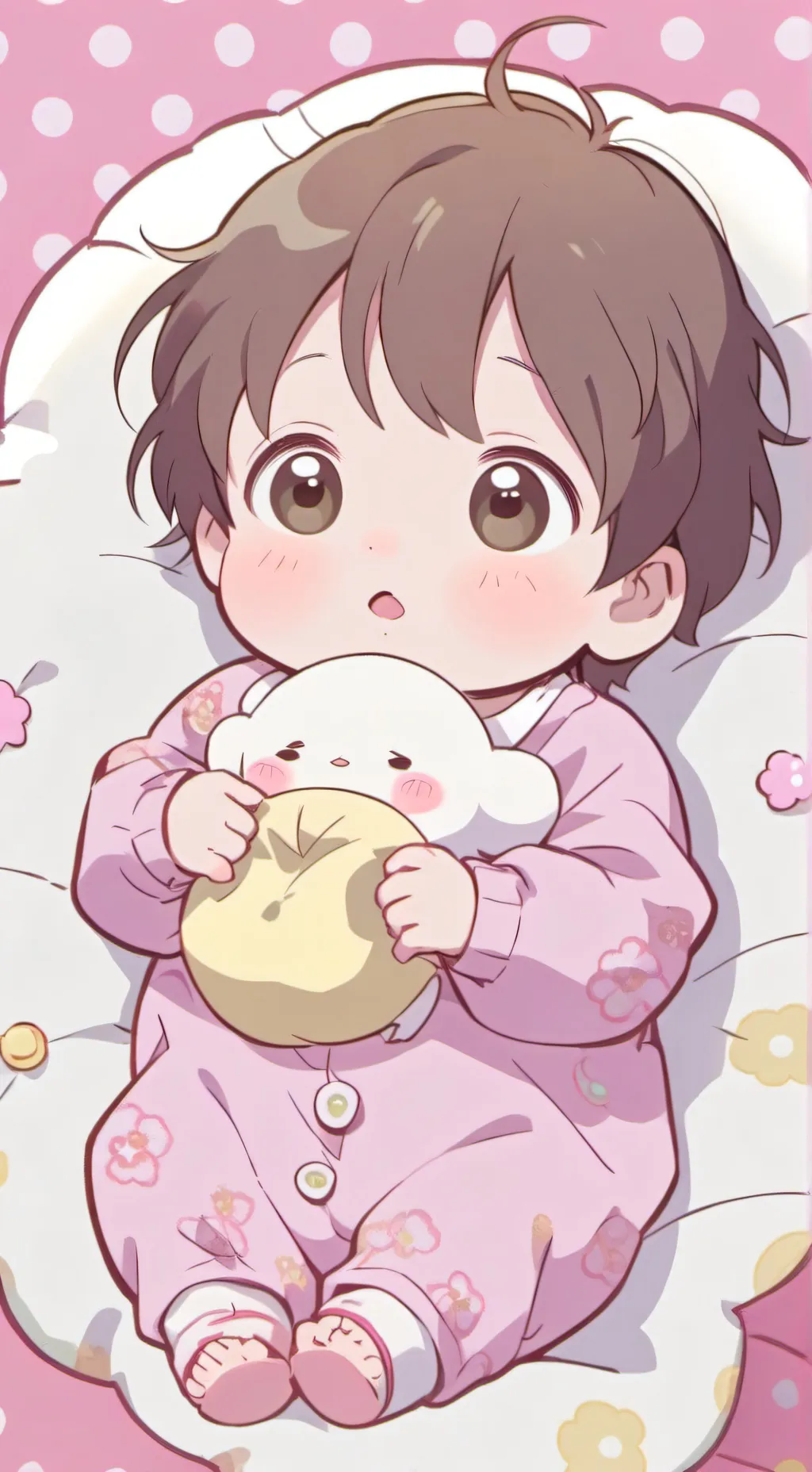 ai character: Baby iris  background