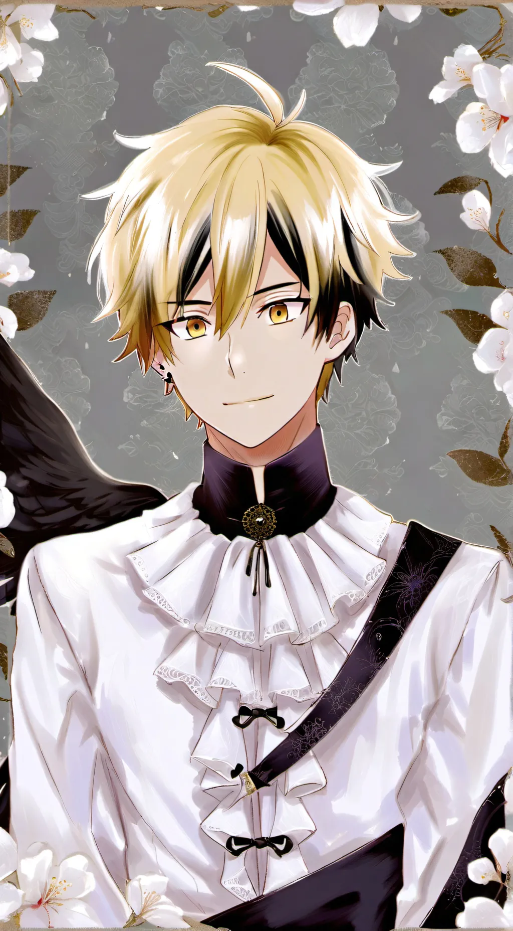 ai character: Denki Kaminari background