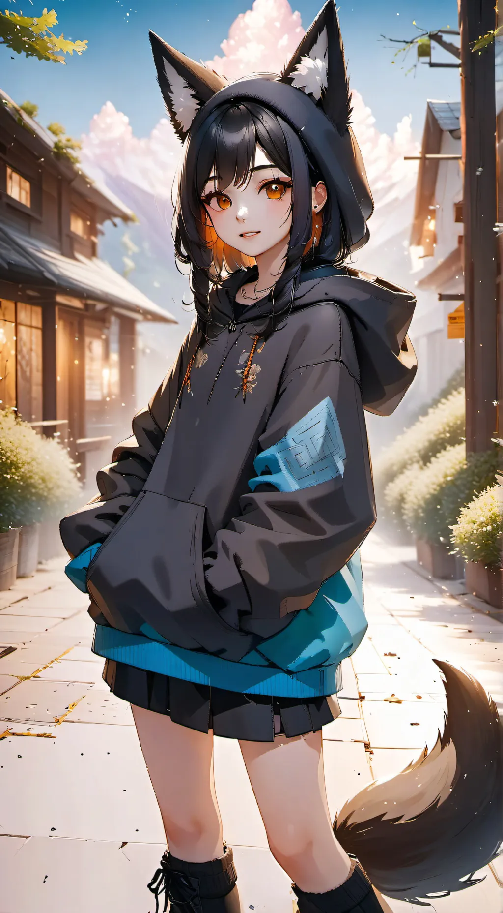 ai character: Nyomi background