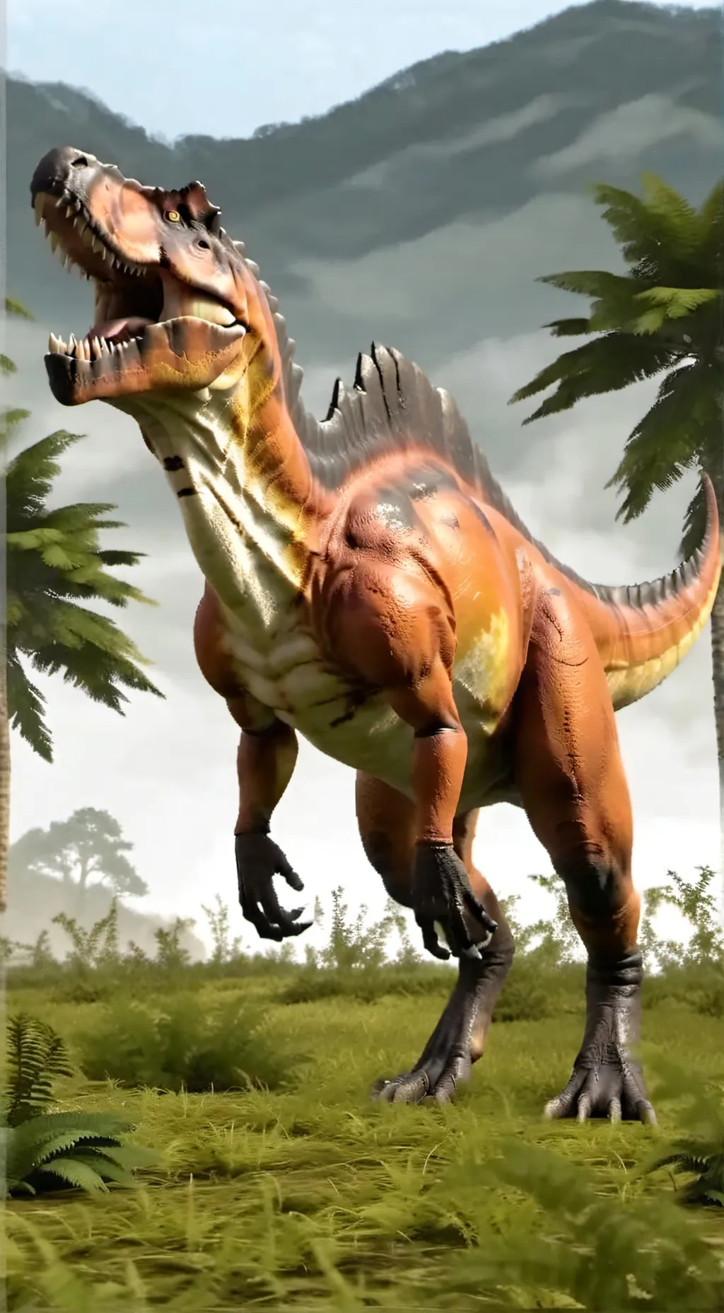 ai character: Spinosaurus background