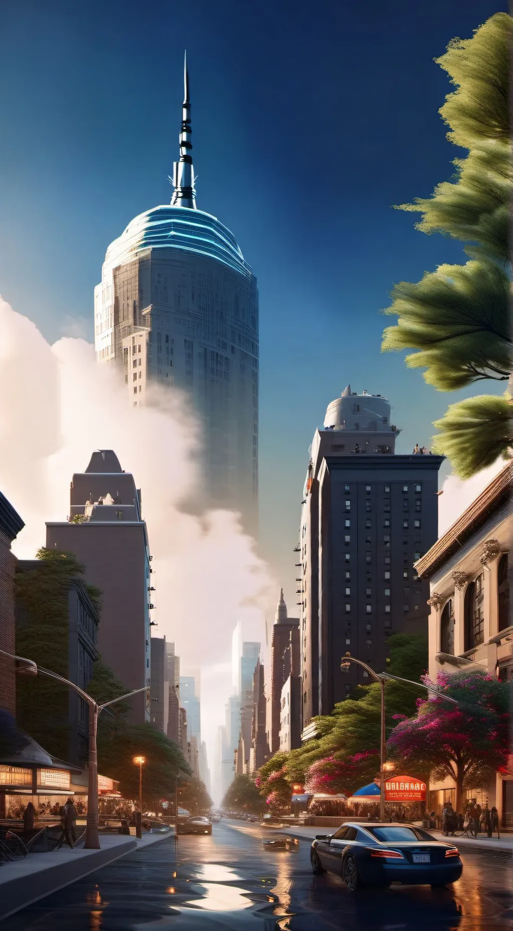 ai character: nyc background