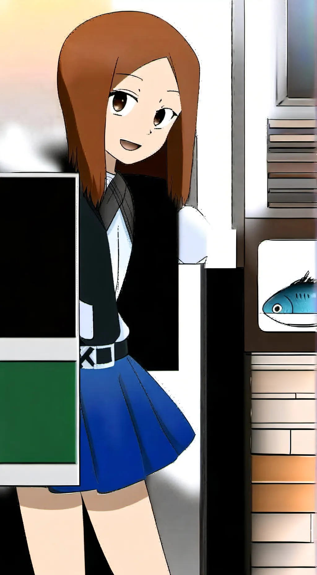 ai character: &(SOPHIE💣⚠️) & background