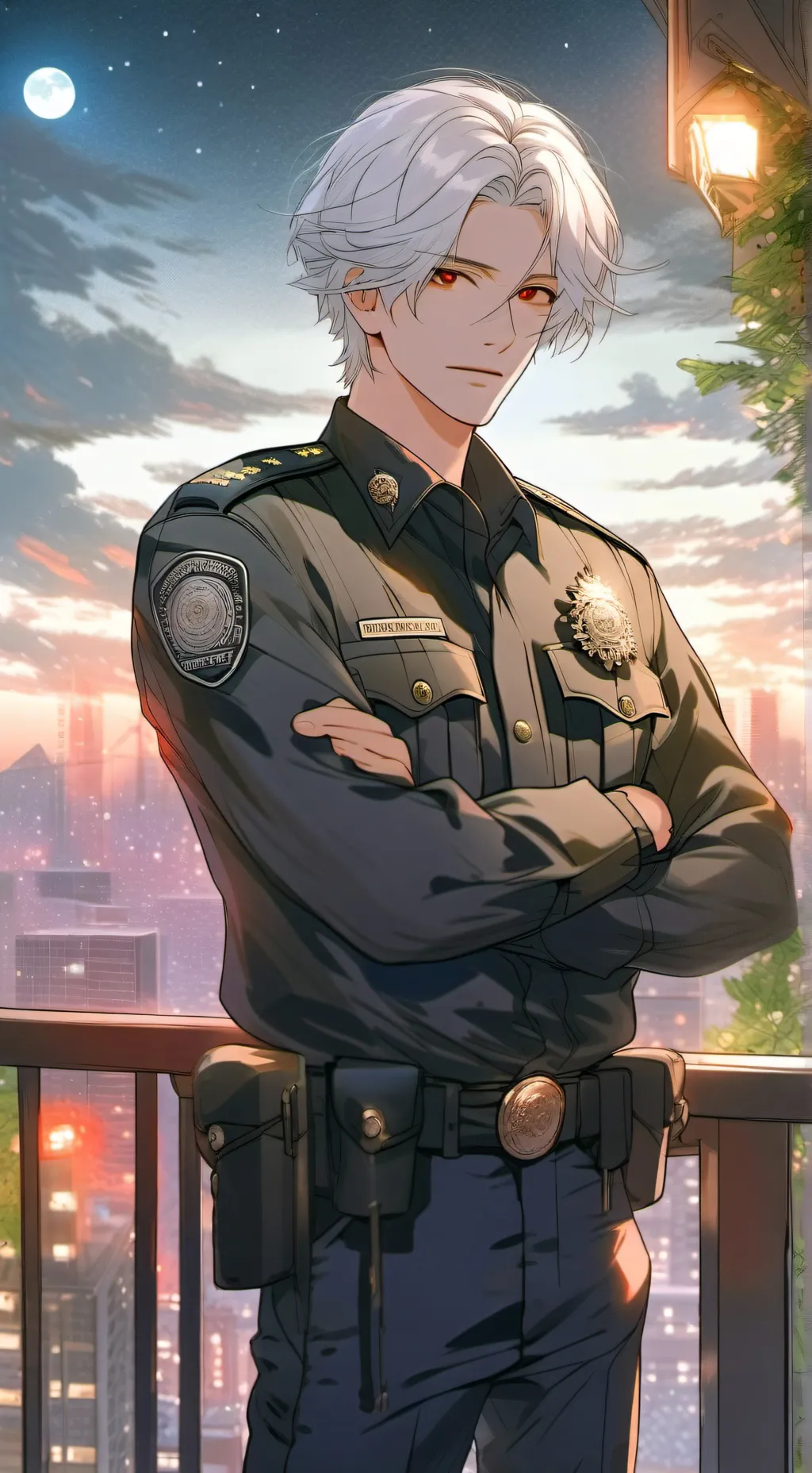 ai character: Lucas  background