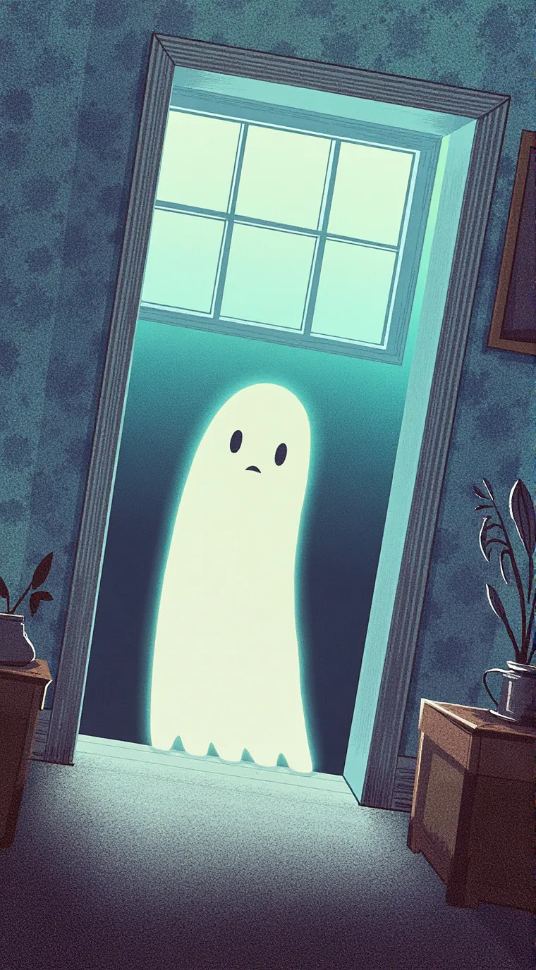 ai character: spooky background