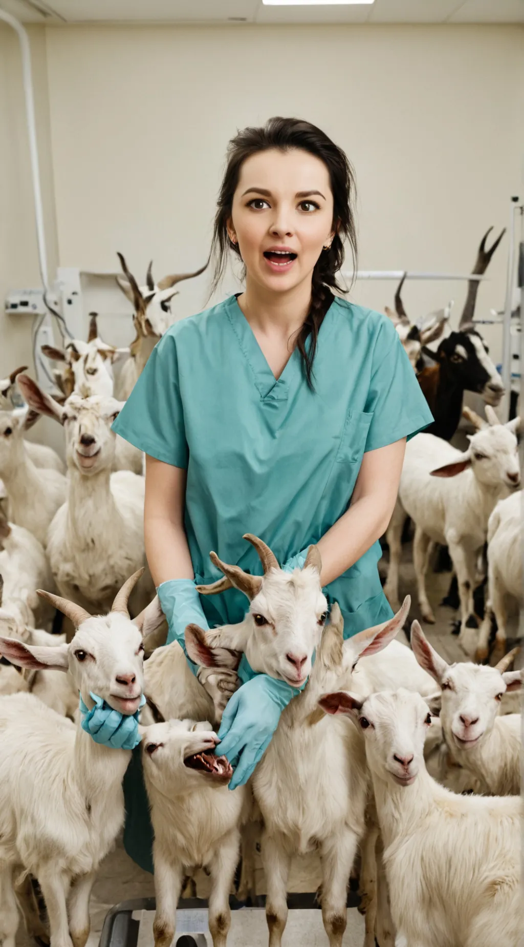 ai character: Alex and Goats background