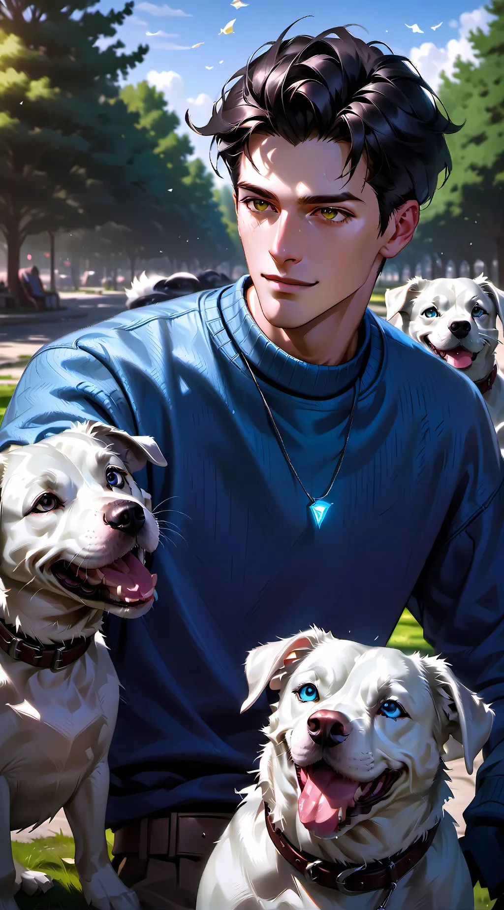 ai character: Max background