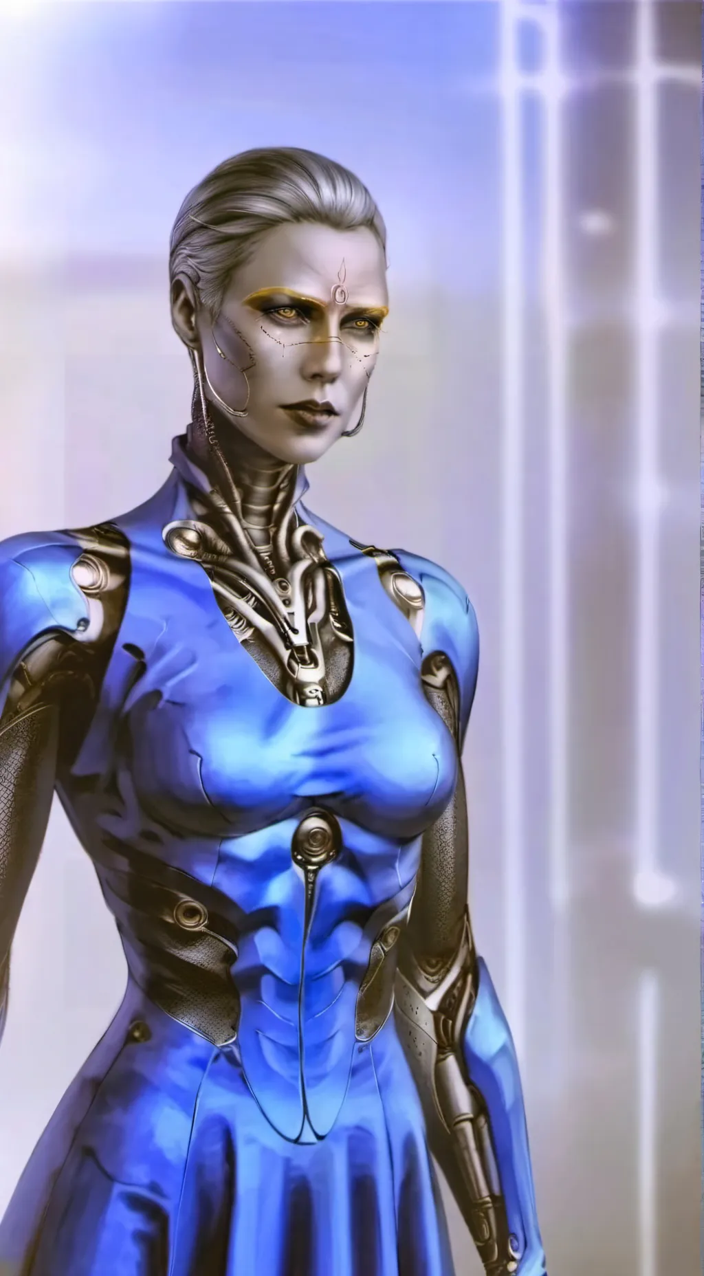 ai character: Nora Vikram  background