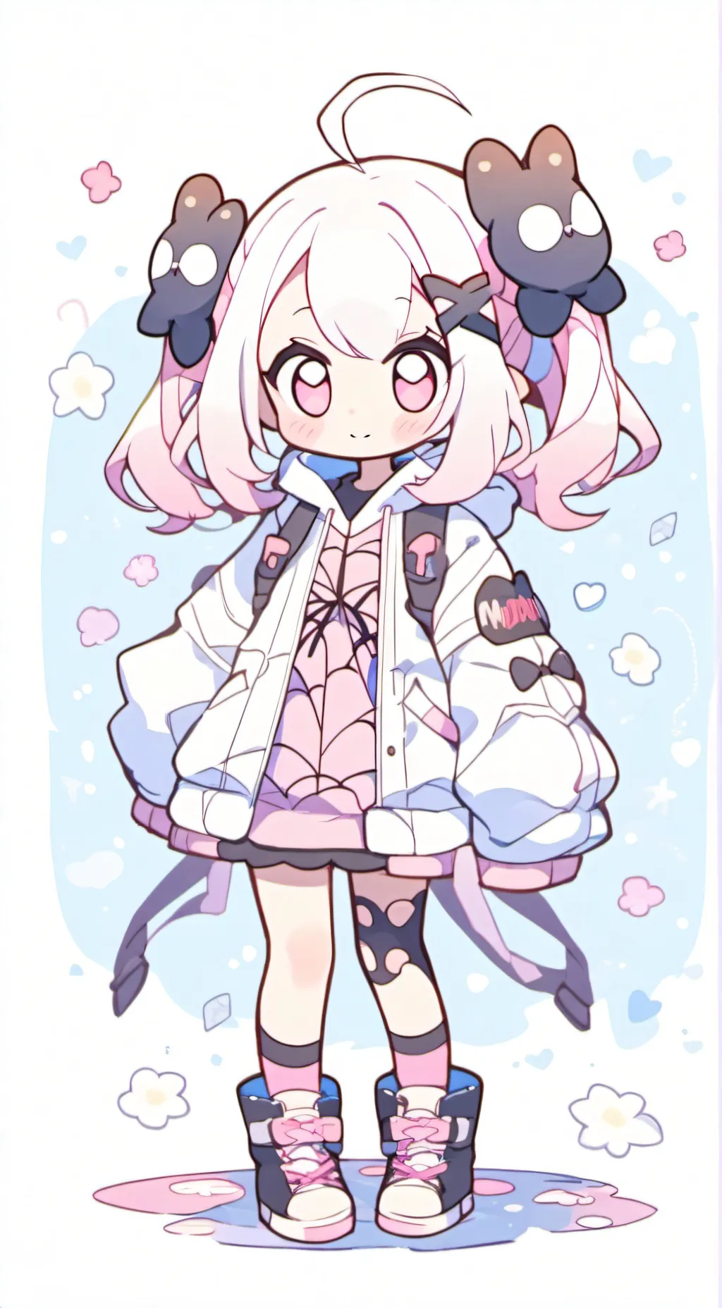 ai character: Angel dust x Husk background
