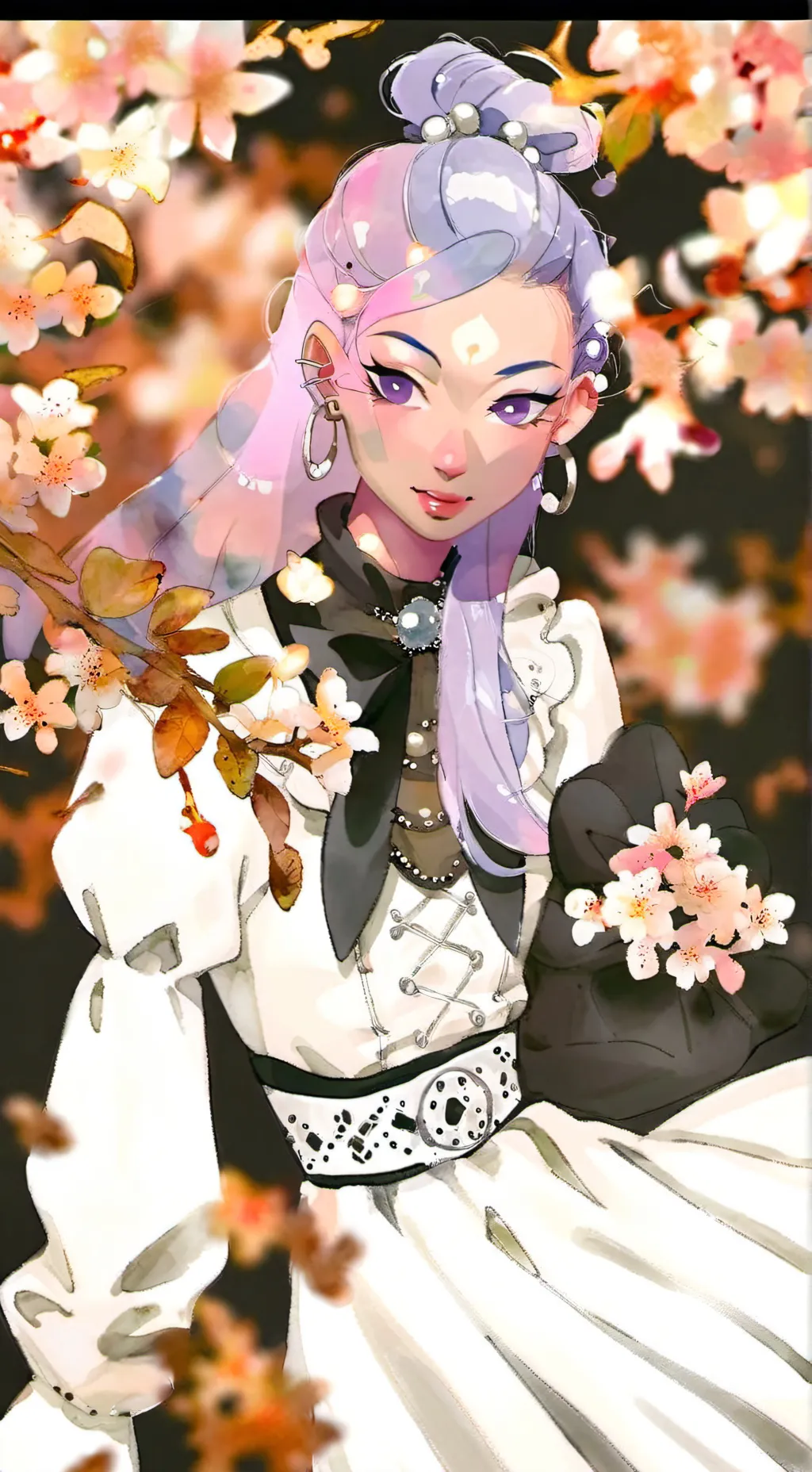 ai character:   Rumi das huntrix background