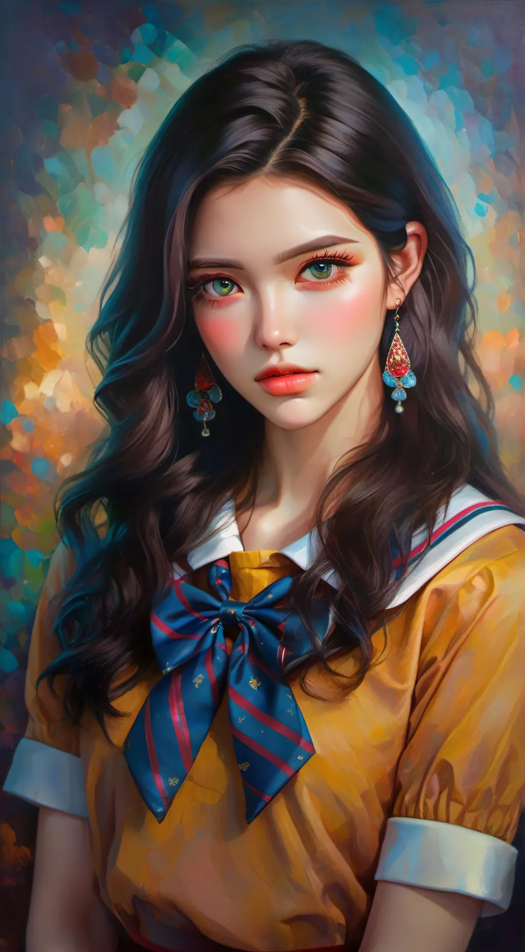 ai character: Zoey  background
