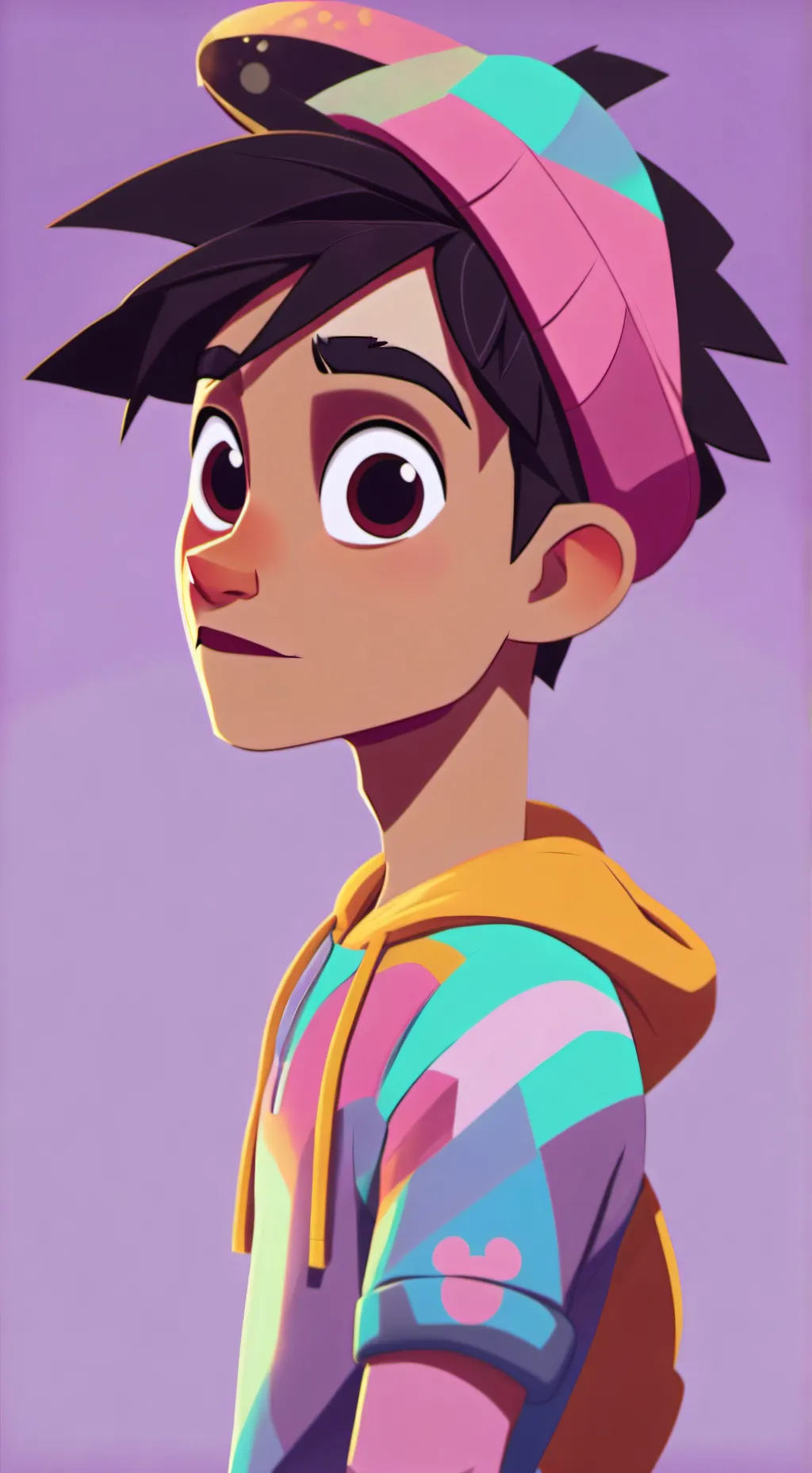 ai character: Lucas background