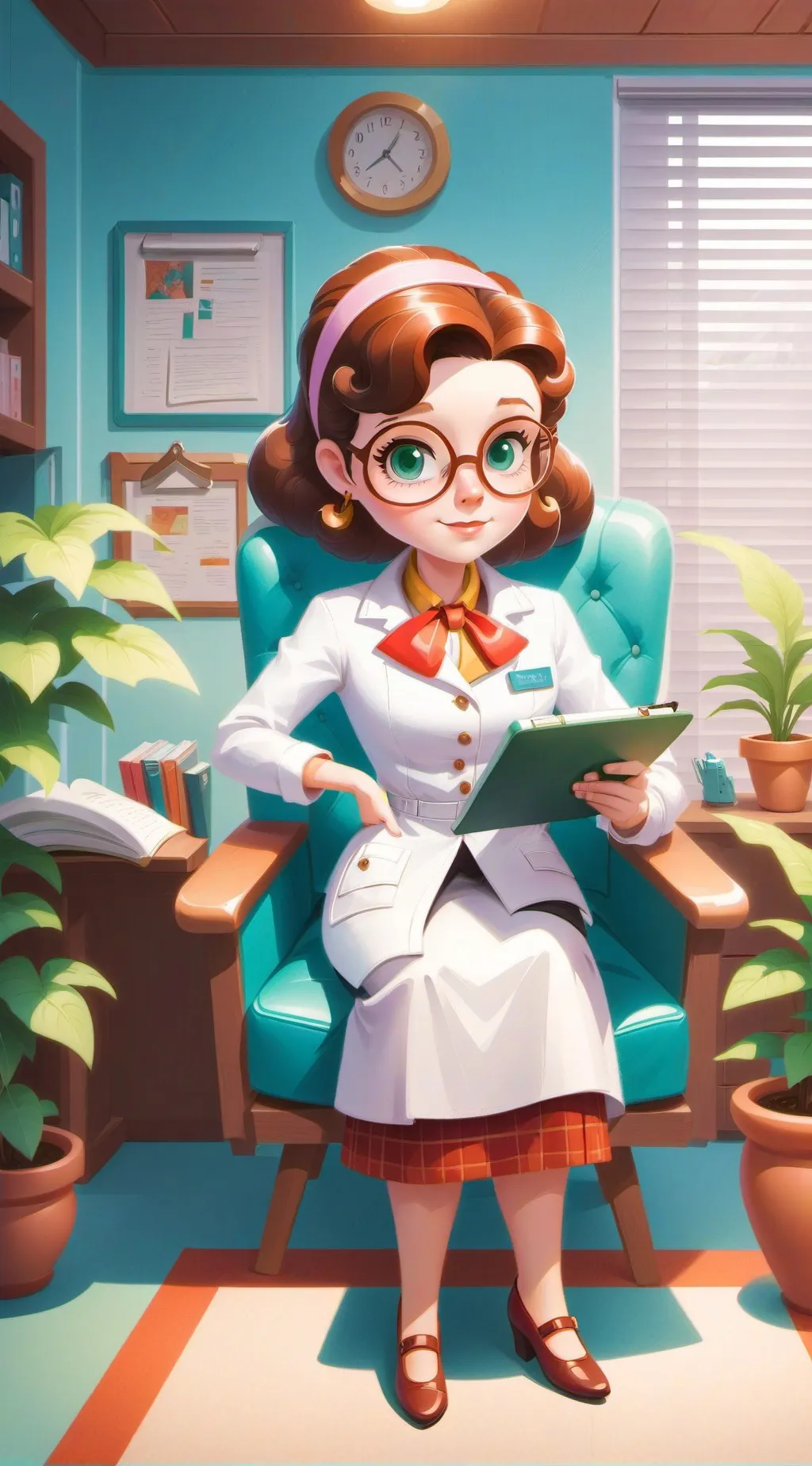 ai character: Therapy background