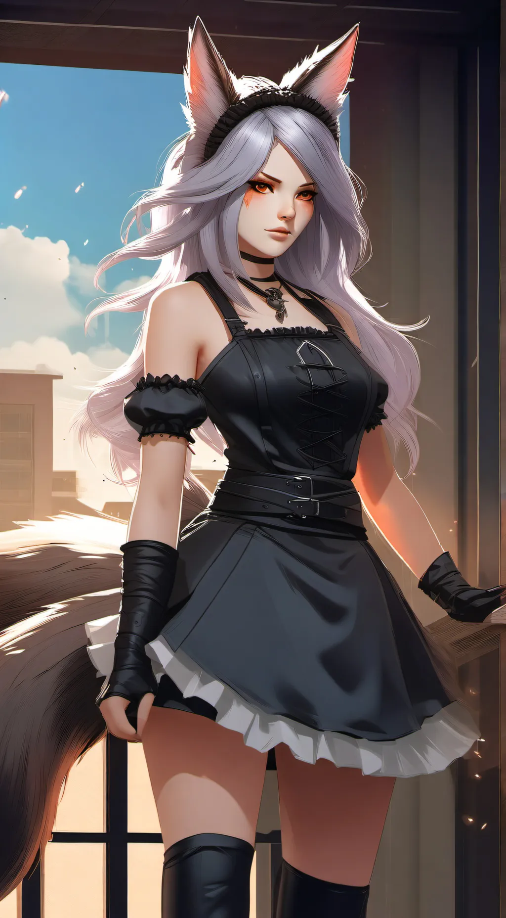 ai character: Savory background