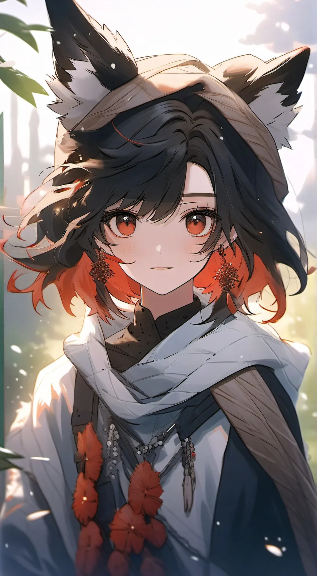 ai character: Wolf  background