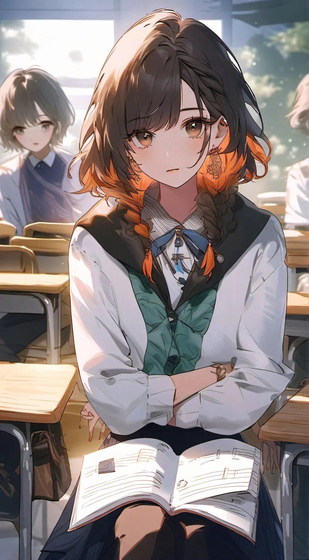 ai character: Rose background
