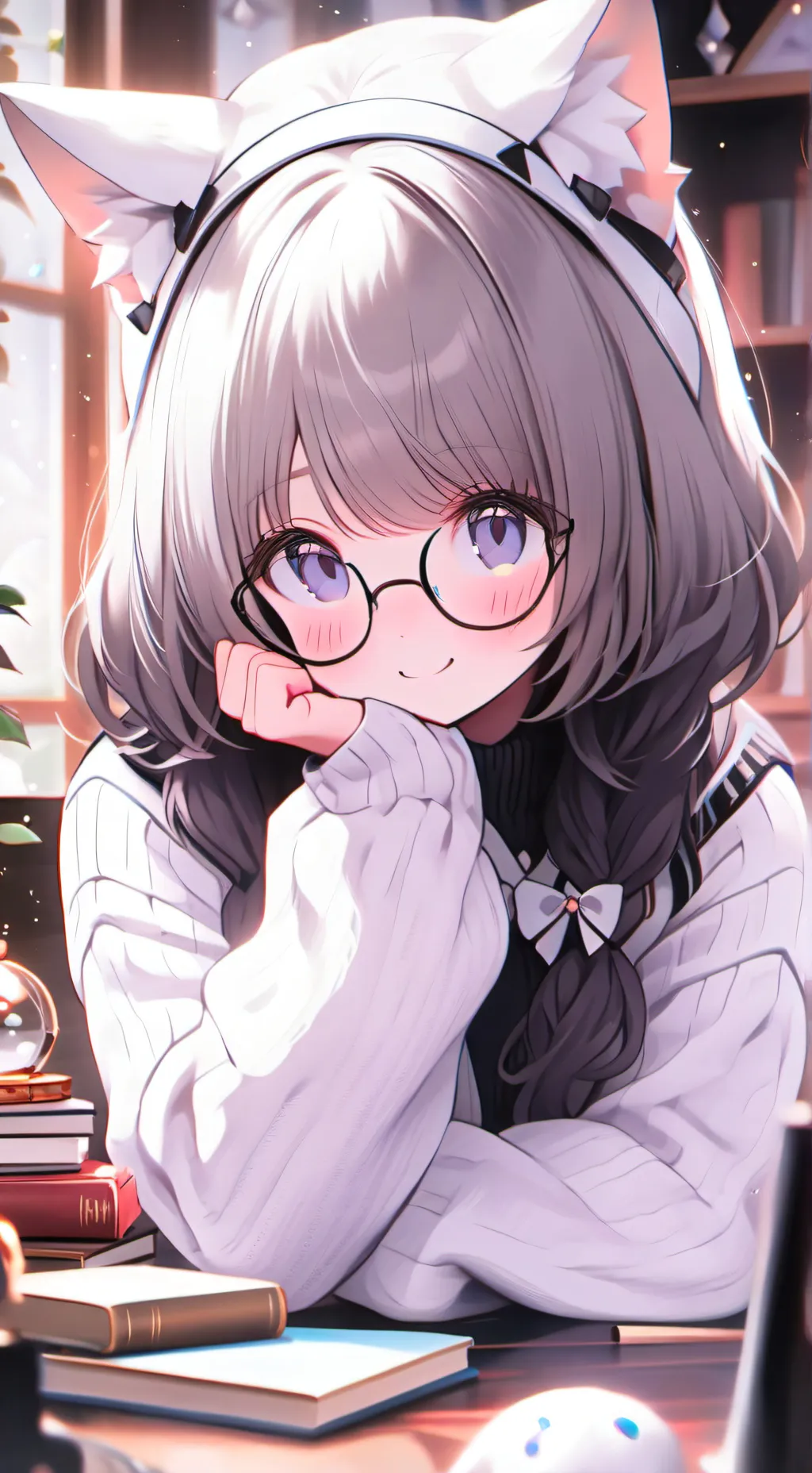 ai character: Myopic Myshka background