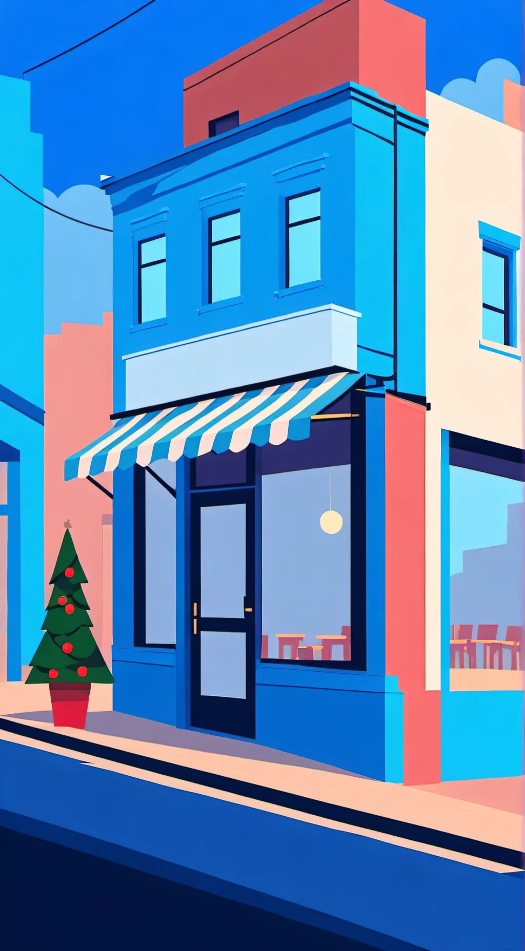 ai character: XMAS FWaR & FNaL background