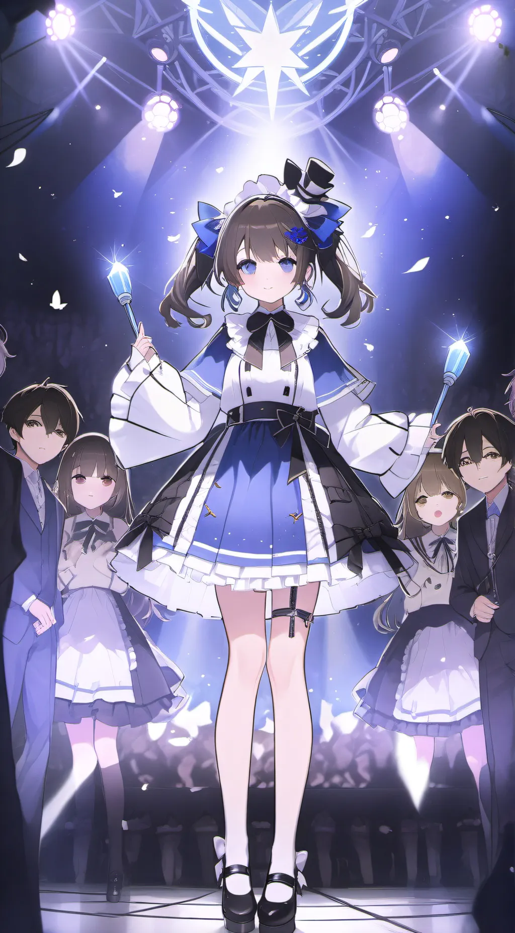 ai character: KPOP background